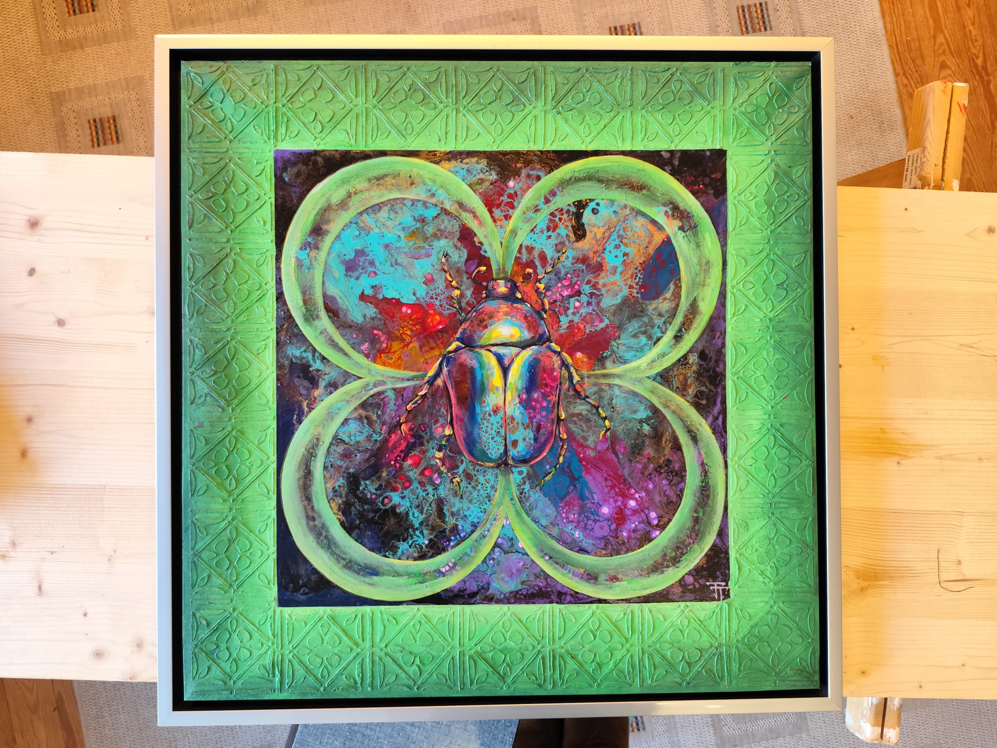 Scarabée d'émeraude