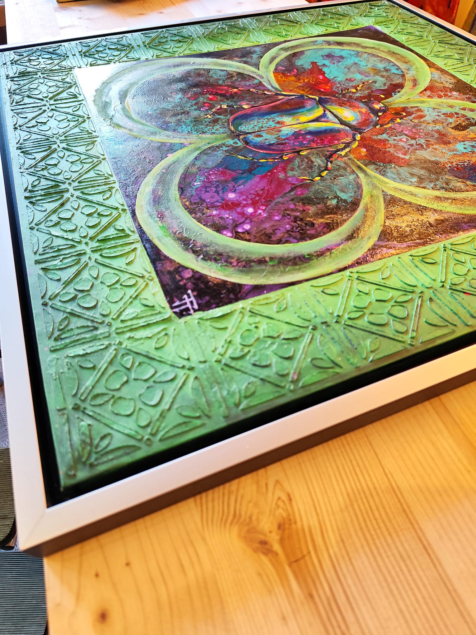 Scarabée d'émeraude