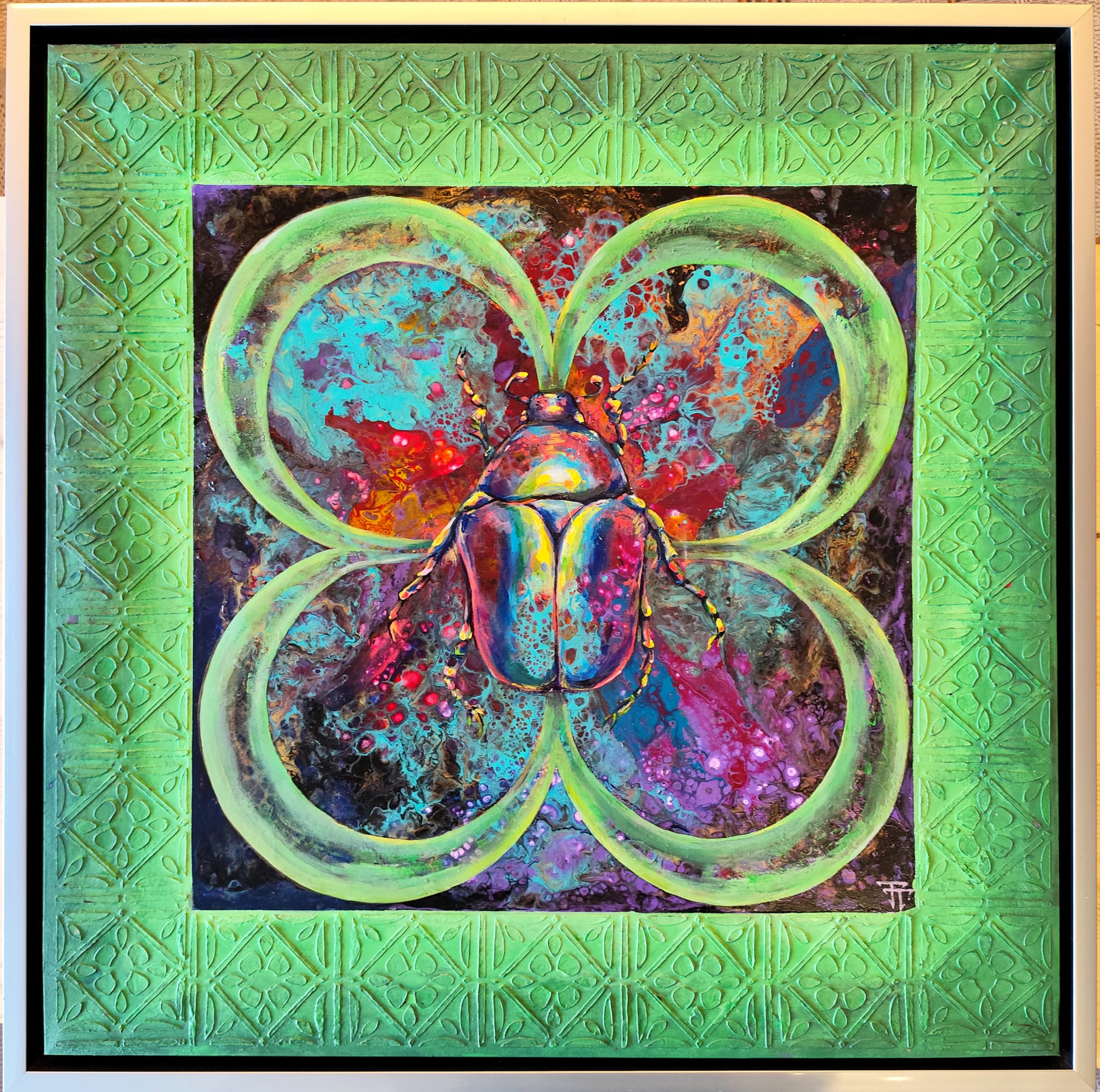 Scarabée d'émeraude