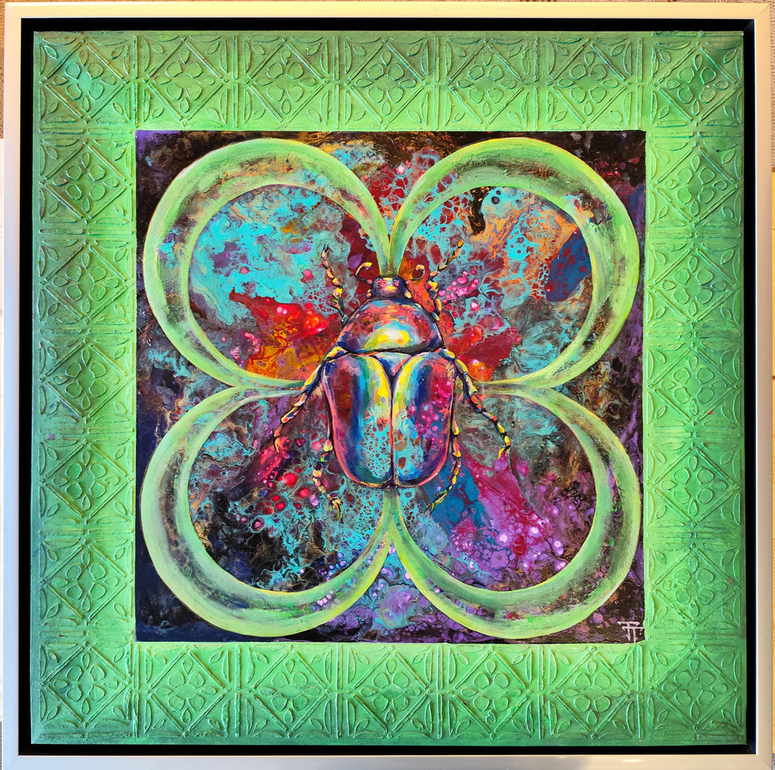 Scarabée d'émeraude