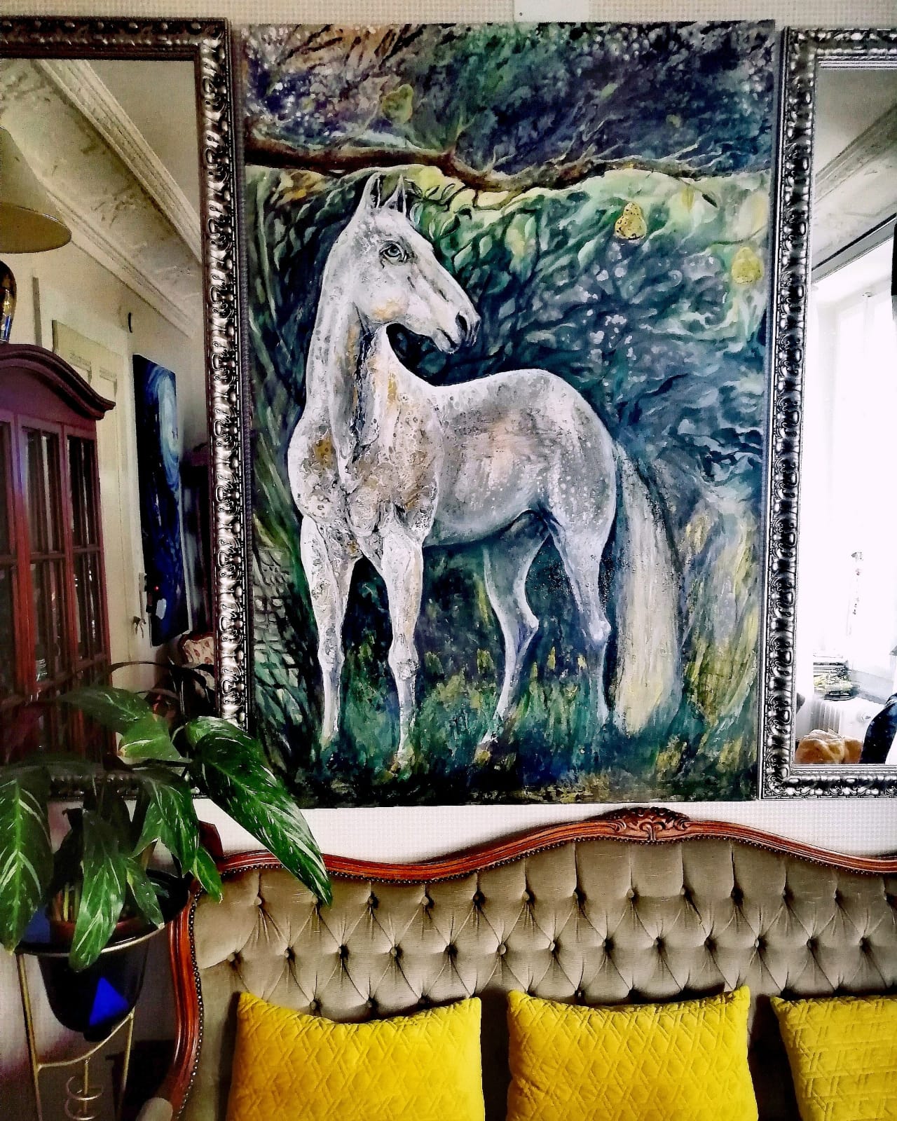 Le Cheval blanc sous le poirier